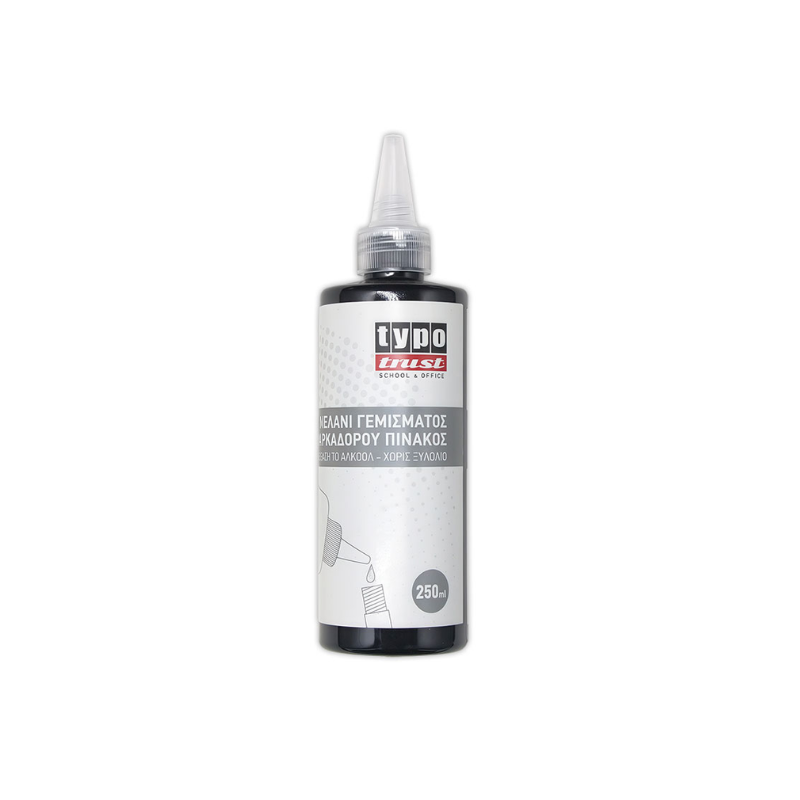 Μελάνι Μαρκαδόρου Ασπροπίνακα 250ml TYPO BLK